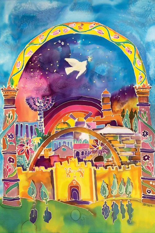City Of Peace by Michele Pulver Feldman wall art