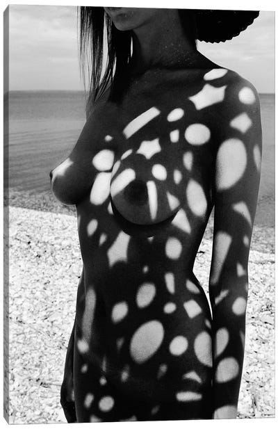 Swimsuit From The Shadows Canvas Art Print - Mikhail Faletkin