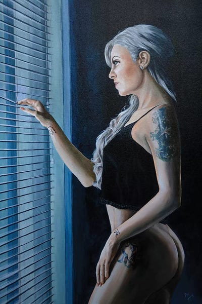 Abigail's Party by Mark Fox framed canvas print