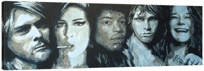 Club 27 Canvas Art Print - Amy Winehouse
