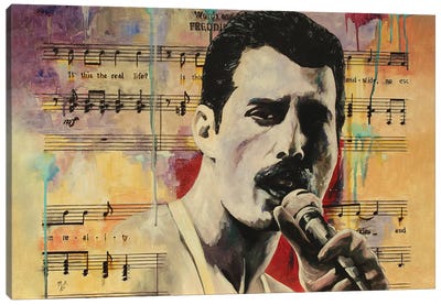 Freddie Canvas Art Print - Pop Culture Lover