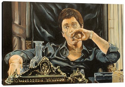 I Want The World, And Everything In It Canvas Art Print - Tony Montana
