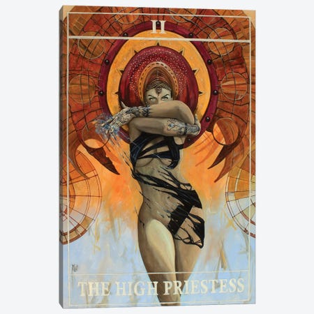 The High Priestess Canvas Print #MFX127} by Mark Fox Canvas Art Print