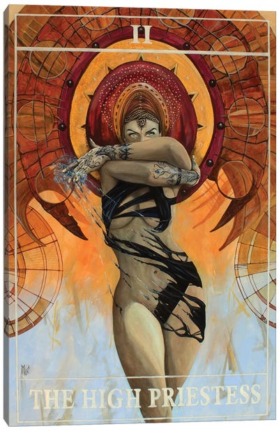 The High Priestess Canvas Art Print - Mark Fox