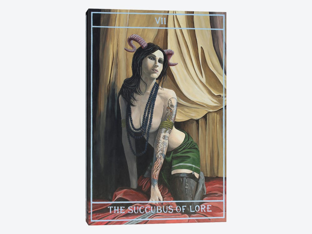 The Succubus of Lore by Mark Fox 1-piece Canvas Wall Art