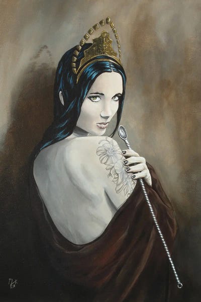 Ready to Sup With the Devil by Mark Fox framed canvas print