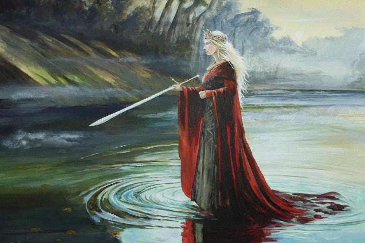The Lady Of The Lake by Mark Fox wall art