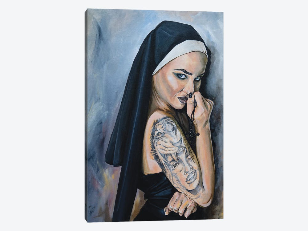 Wicked Nun 1 by Mark Fox 1-piece Art Print