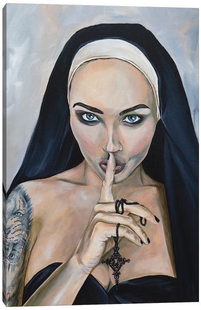 Wicked Nun 2 Canvas Art Print
