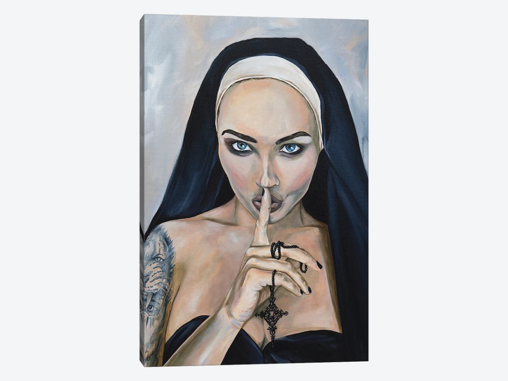Wicked Nun 2 by Mark Fox 1-piece Canvas Wall Art
