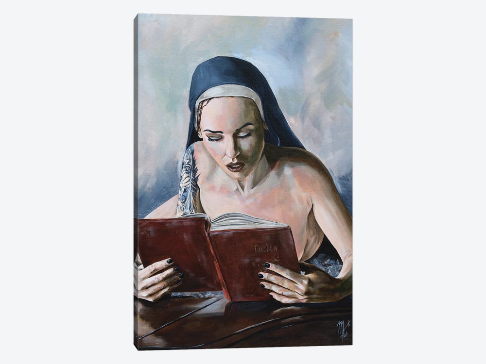 Wicked Nun 5 by Mark Fox 1-piece Canvas Art Print