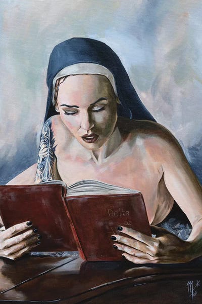 Goth Art: Wicked Nun 5 by Mark Fox