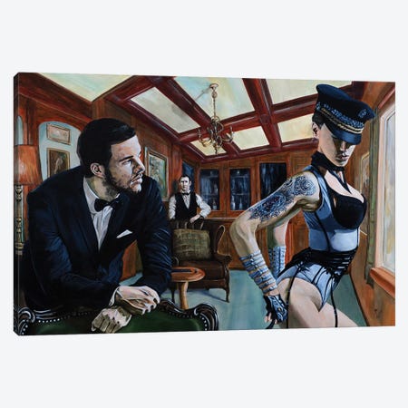 Will There Be Anything Else, Sir? Canvas Print #MFX21} by Mark Fox Canvas Artwork