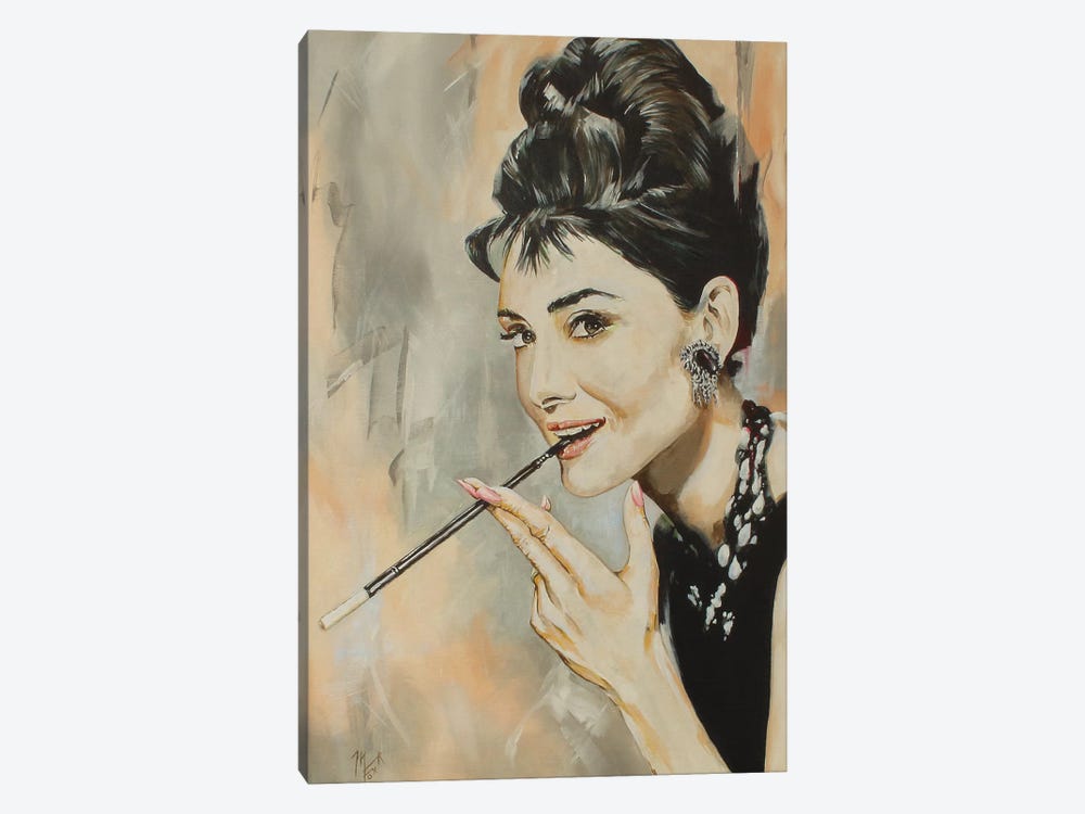 Audrey by Mark Fox 1-piece Canvas Art Print