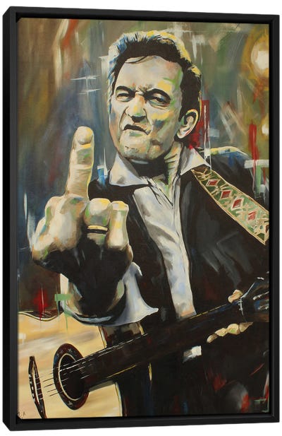 Hello, I'm Johnny Cash Canvas Art Print - Music Art