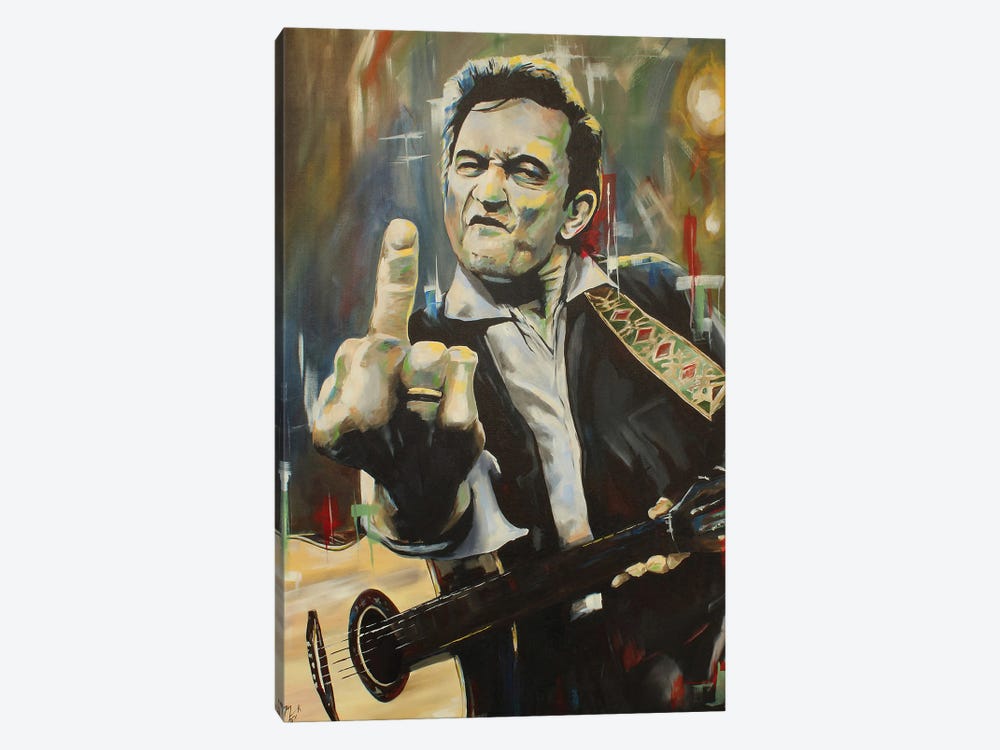 Hello, I'm Johnny Cash by Mark Fox 1-piece Canvas Artwork