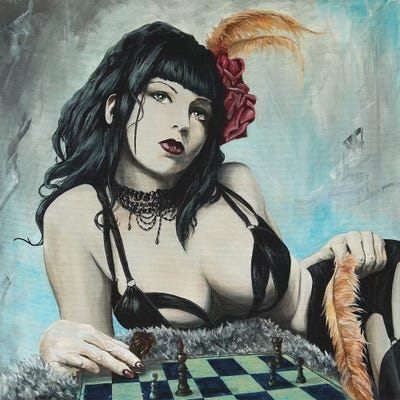 Don't Waste A Move by Mark Fox framed canvas print