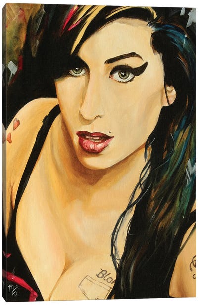 Amy Canvas Art Print - Amy Winehouse