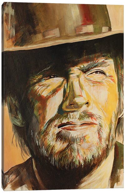 High Plains Drifter Canvas Art Print - Clint Eastwood