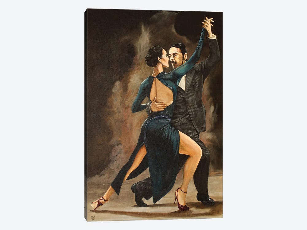 Tango in Red Shoes by Mark Fox 1-piece Art Print