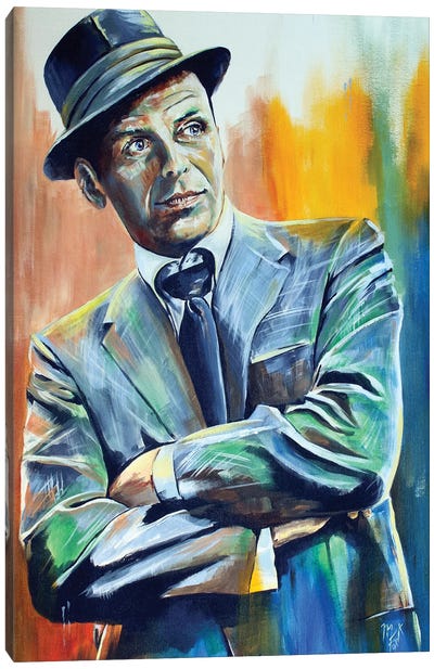 Francis Albert Sinatra Canvas Art Print - Mark Fox