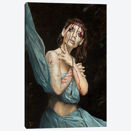 Losing My Religion IV - Melancholy Canvas Print #MFX66} by Mark Fox Canvas Art Print