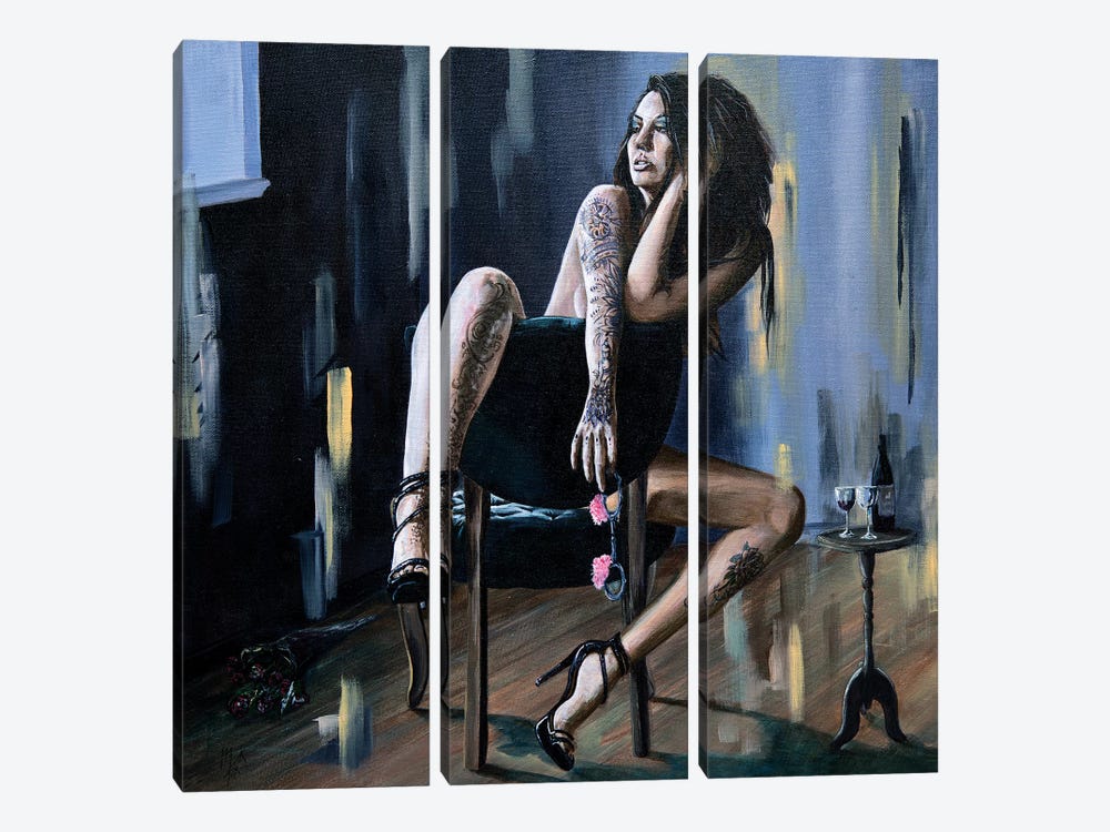 Don't Be Late by Mark Fox 3-piece Canvas Artwork