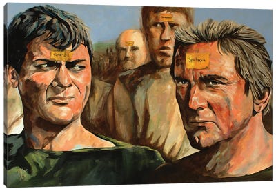 I'm Spartacus Canvas Art Print - War Movie Art