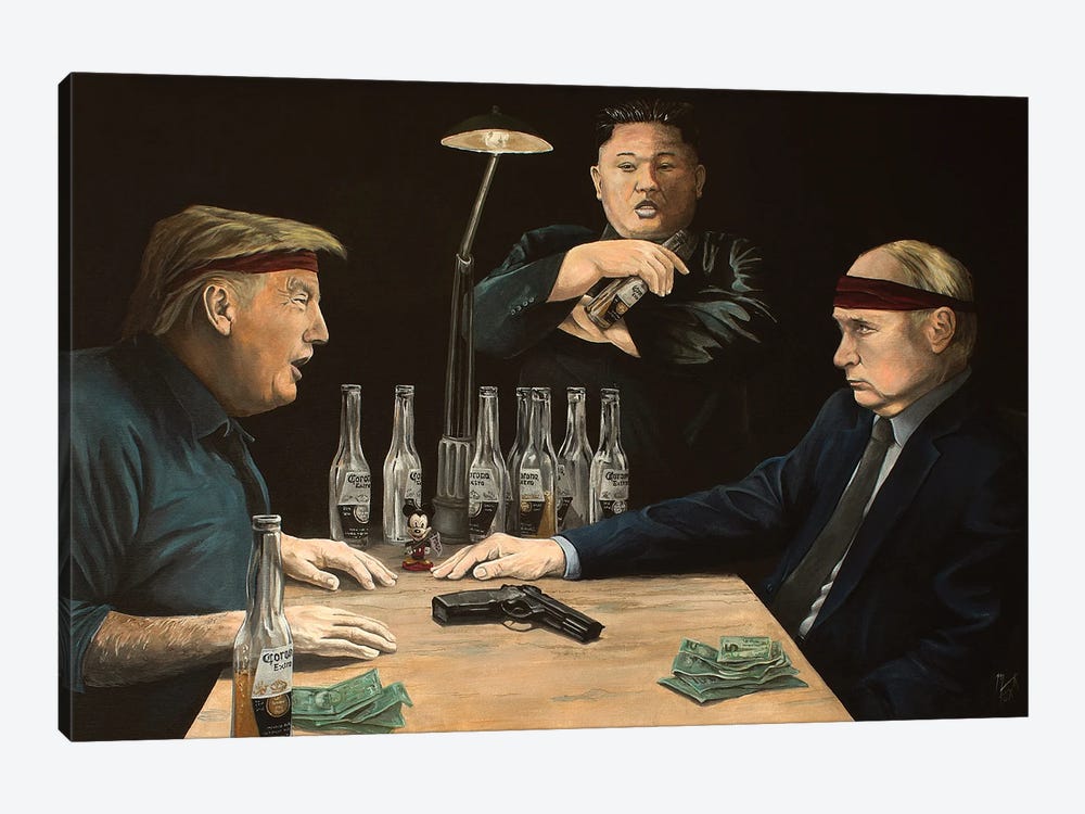 Russian Roulette by Mark Fox 1-piece Canvas Print