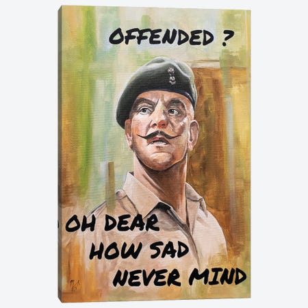 Offended Canvas Print #MFX93} by Mark Fox Canvas Art Print