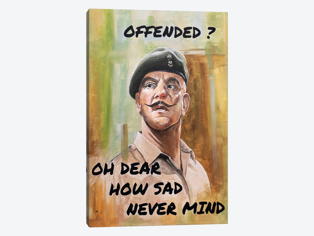 Offended by Mark Fox 1-piece Canvas Art Print
