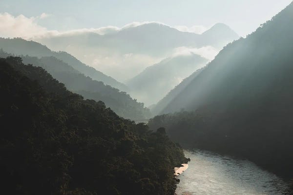 Mist & Fog: Outside Of Rishikesh by Melissa Findley