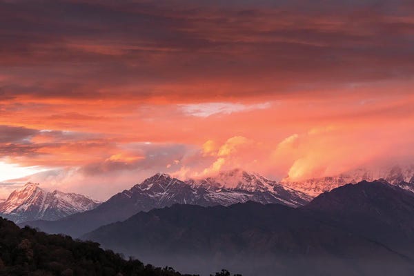 The Himalayas: Deep In The Annapurna Himalayan III by Melissa Findley