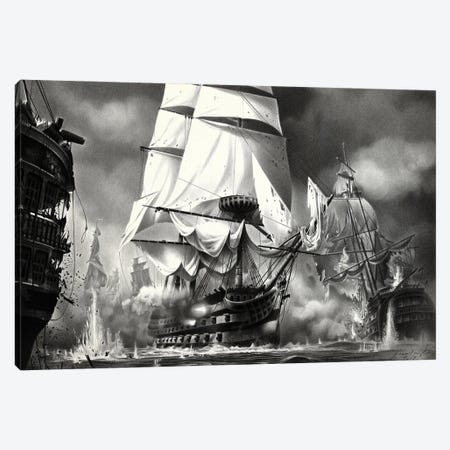 Trafalgar Canvas Print #MGC27} by Miro Gradinscak Art Print