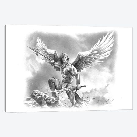 Angel Warrior Canvas Print #MGC2} by Miro Gradinscak Canvas Wall Art
