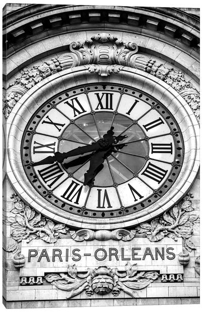 Paris-Orleans Canvas Art Print - Clock Art