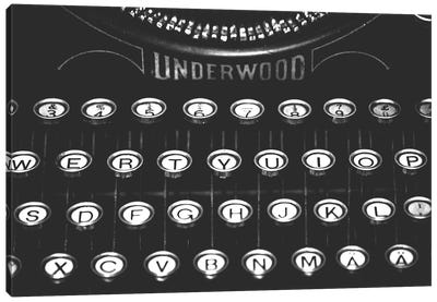 Underwood Typewriter Canvas Art Print