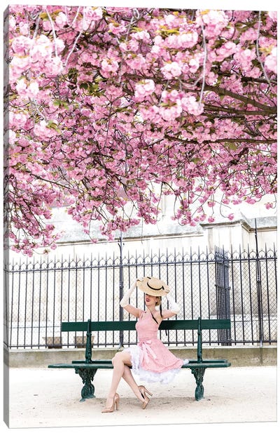 When Spring Comes To Paris Canvas Art Print - Figurative Photography