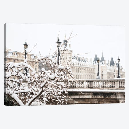 Snow In Paris Canvas Print #MGD41} by Magdalena Martin Canvas Print