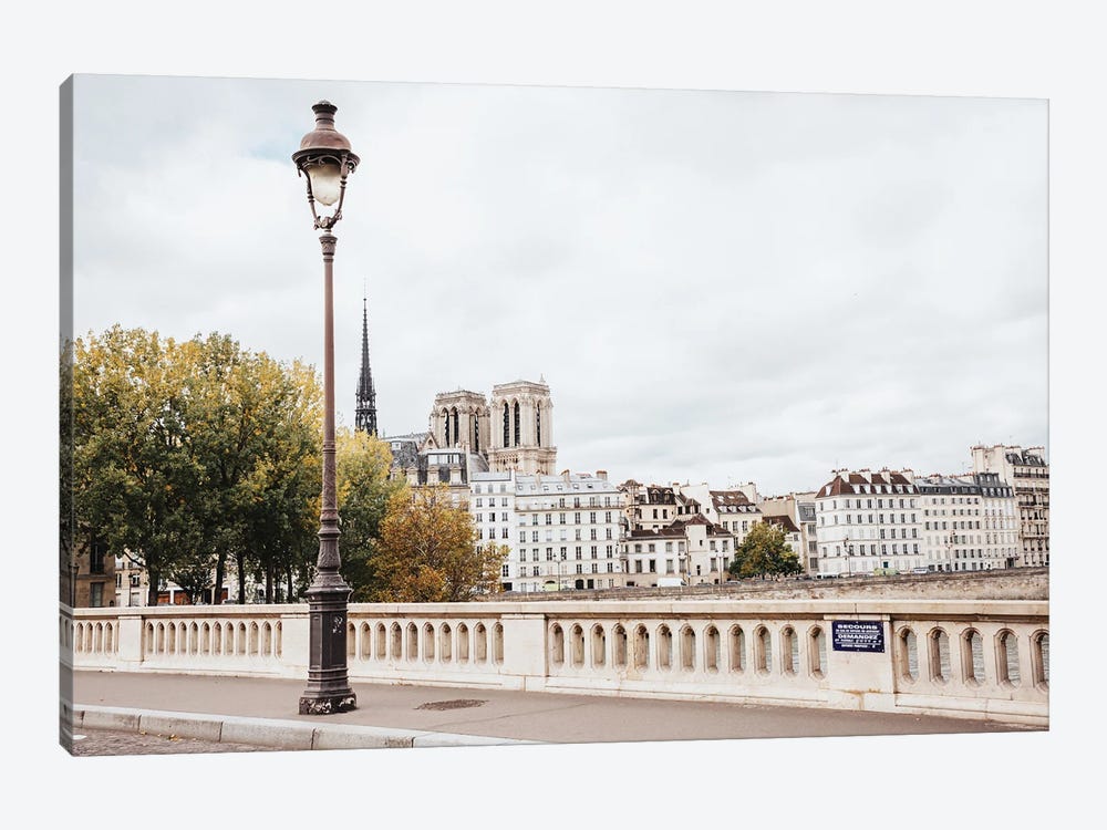 Pont Louis-Philippe by Magdalena Martin 1-piece Canvas Art