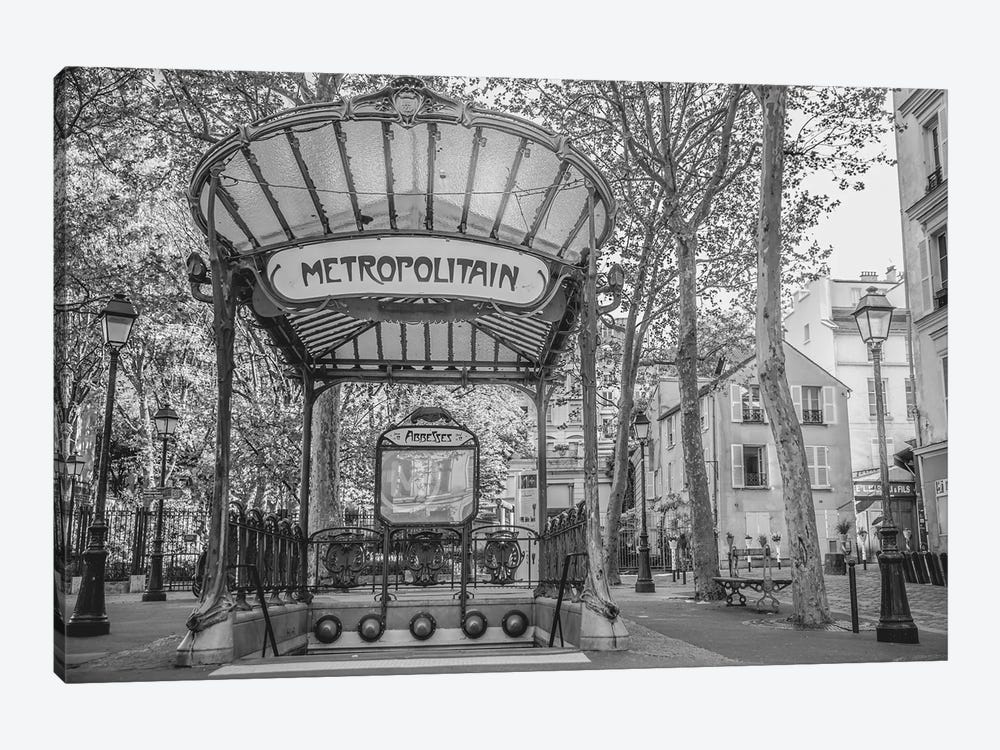 Metro Abbesses by Magdalena Martin 1-piece Canvas Artwork