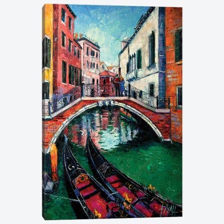 Venice Romance Canvas Print #MGE101} by Mona Edulesco Canvas Wall Art