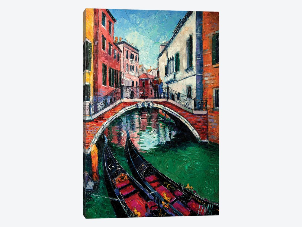 Venice Romance by Mona Edulesco 1-piece Canvas Art Print