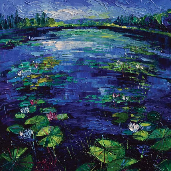 Mona Edulesco: Water Lilies Magic by Mona Edulesco