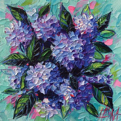 Hydrangeas Love by Mona Edulesco framed wall art