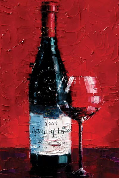 Wine: Châteauneuf-du-Pape by Mona Edulesco