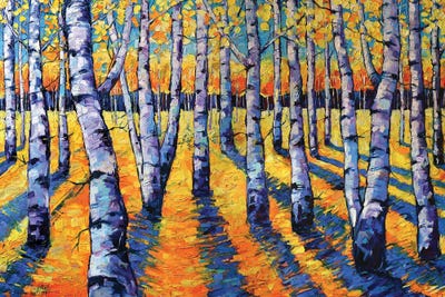 Autumn Landscape by Mona Edulesco framed wall art