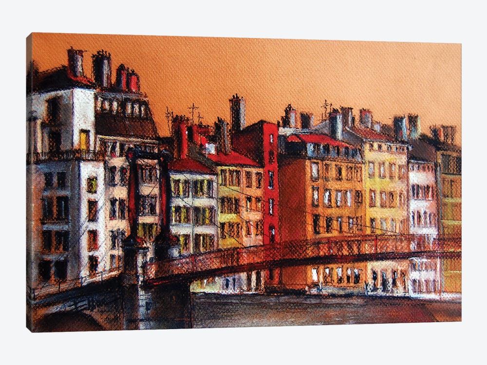 Colors Of Lyon I by Mona Edulesco 1-piece Art Print