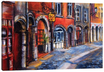 Colors Of Lyon II Canvas Art Print - Mona Edulesco