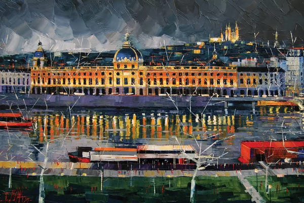Auvergne-Rhône-Alpes: Hôtel-Dieu de Lyon Before The Storm by Mona Edulesco